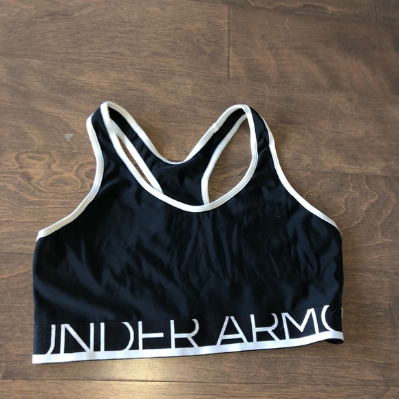 under armour sports bra black - Picture 1 of 2